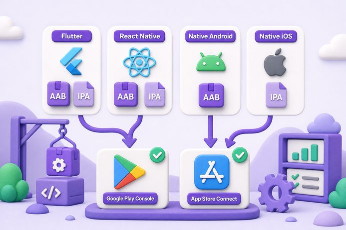 Publishing Apps Built With Flutter, React Native, or Native